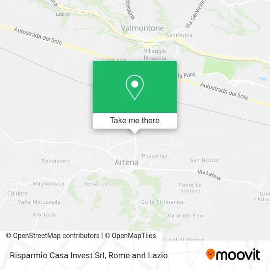 Risparmio Casa Invest Srl map