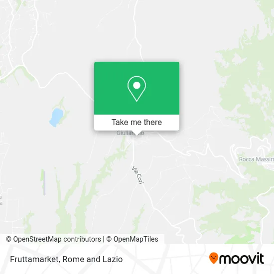 Fruttamarket map