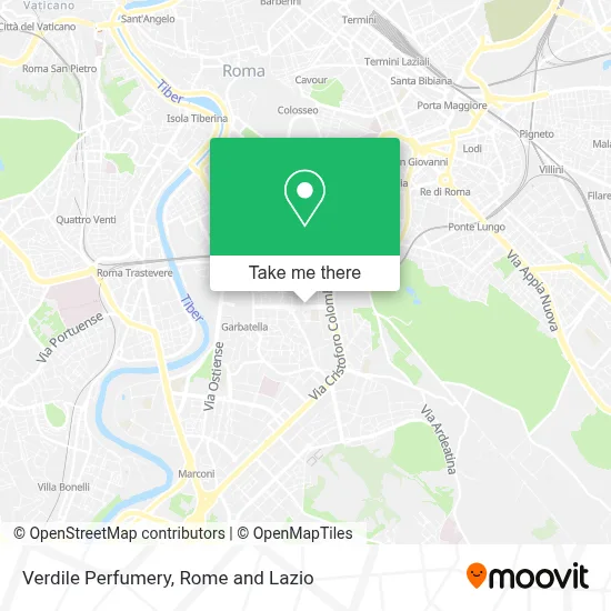 Verdile Perfumery map
