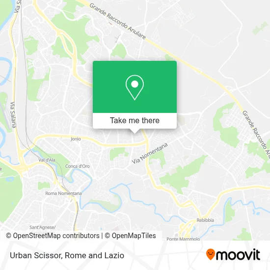 Urban Scissor map