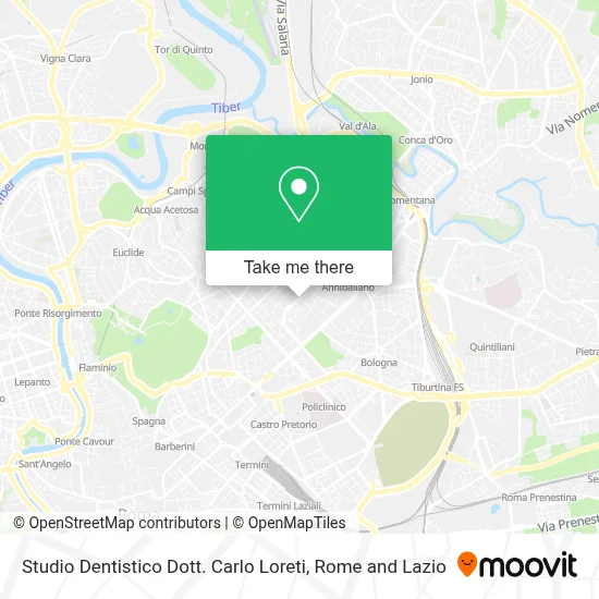 Studio Dentistico Dott. Carlo Loreti map