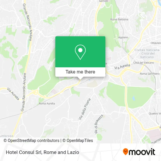 Hotel Consul Srl map