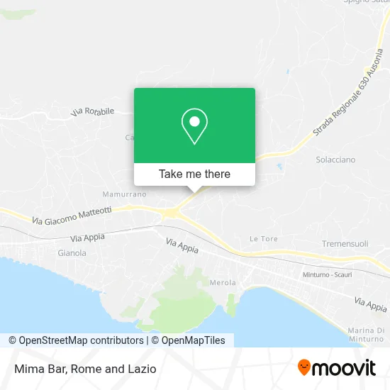 Mima Bar map