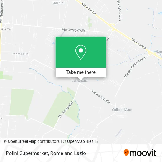 Polini Supermarket map
