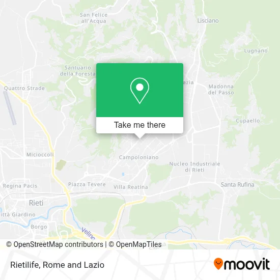Rietilife map