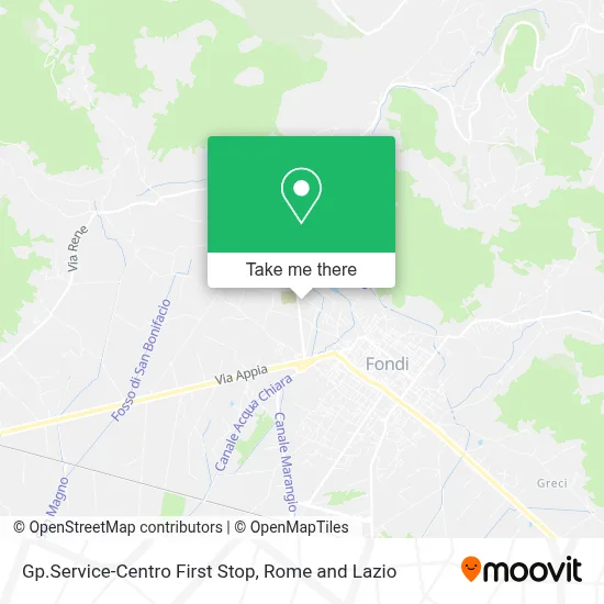 Gp.Service-Centro First Stop map