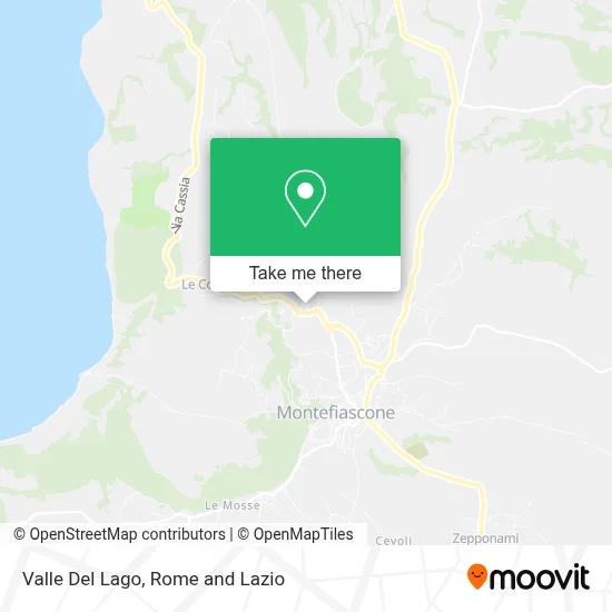 Valle Del Lago map