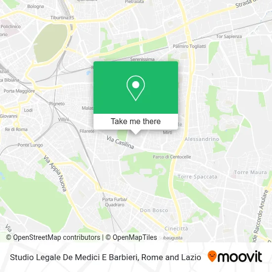 Studio Legale De Medici E Barbieri map
