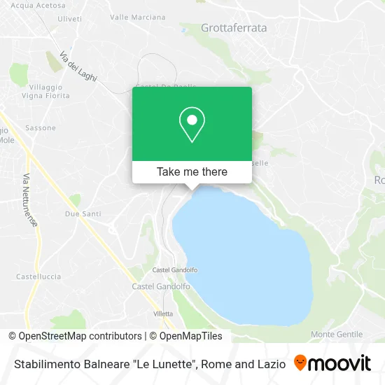 Stabilimento Balneare "Le Lunette" map