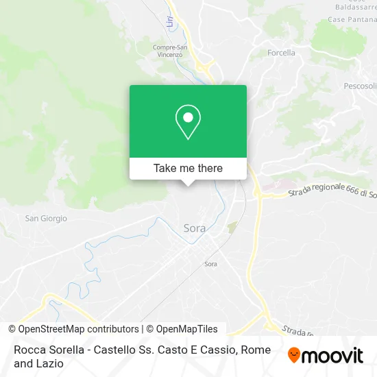 Rocca Sorella - Castello Ss. Casto E Cassio map