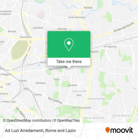 Ad Luzi Arredamenti map