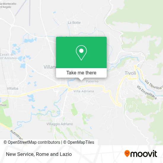 New Service map