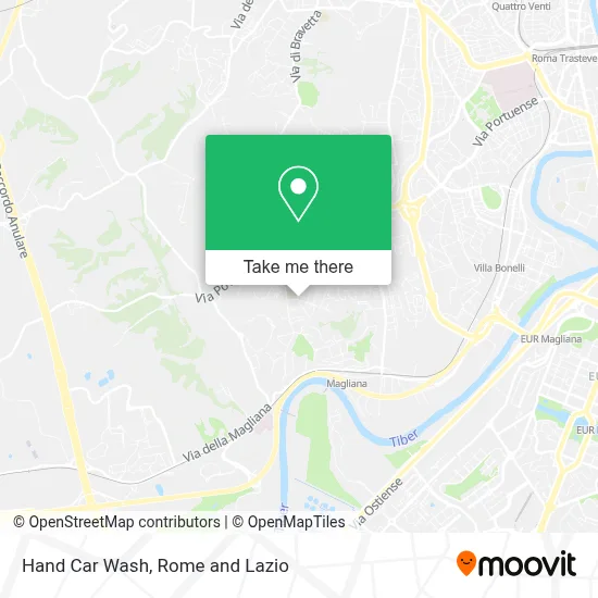 Hand Car Wash map