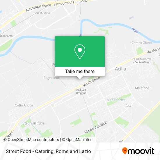 Street Food - Catering map