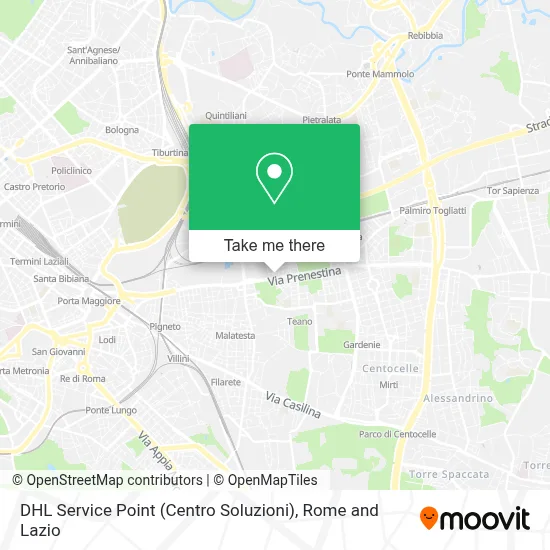 DHL Service Point (Centro Soluzioni) map