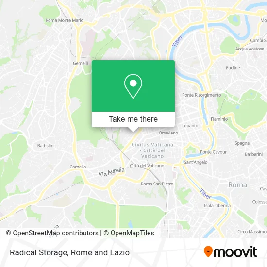 Radical Storage map