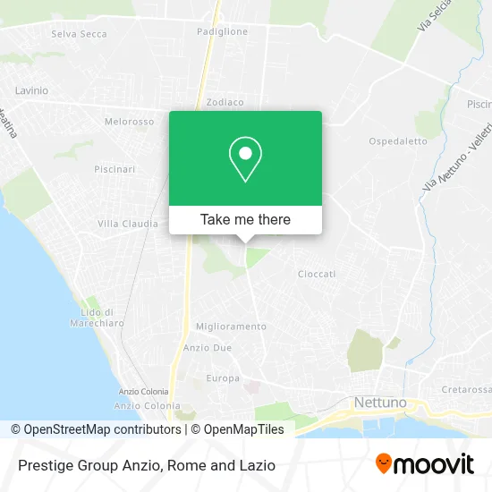 Prestige Group Anzio map