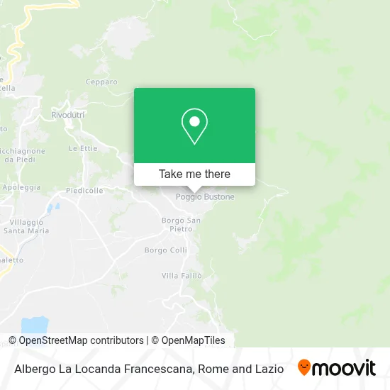 Albergo La Locanda Francescana map