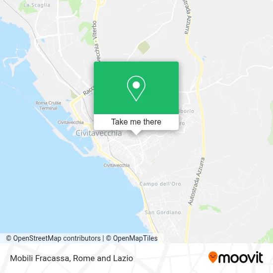 Mobili Fracassa map