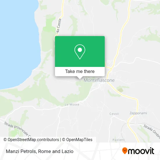 Manzi Petrols map
