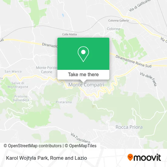 Karol Wojtyla Park map