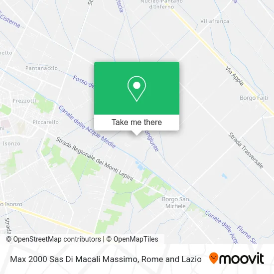 Max 2000 Sas Di Macali Massimo map