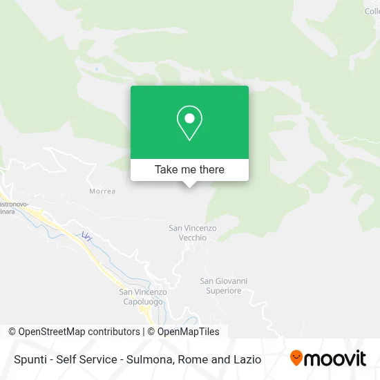 Spunti - Self Service - Sulmona map
