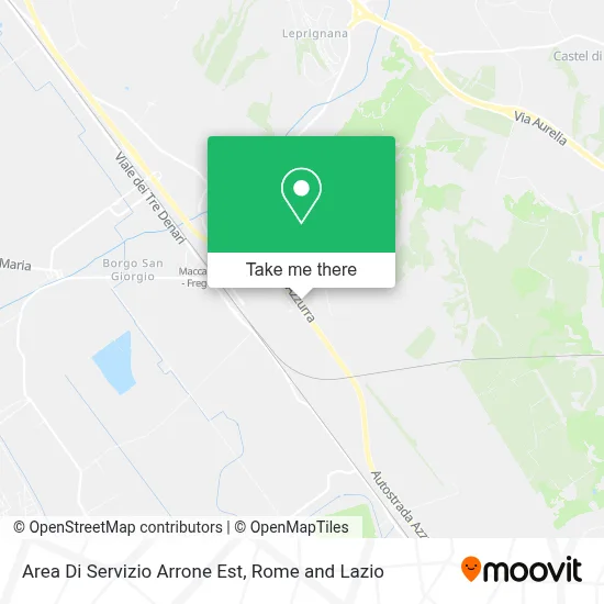 Area Di Servizio Arrone Est map