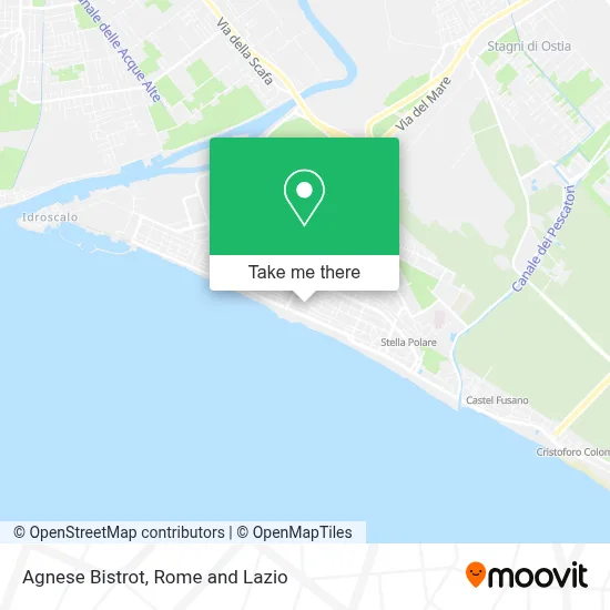 Agnese Bistrot map