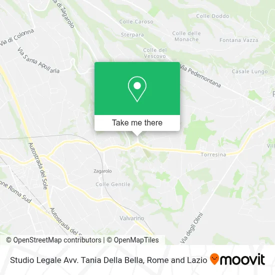 Studio Legale Avv. Tania Della Bella map