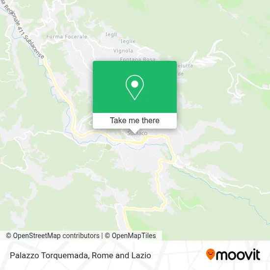 Palazzo Torquemada map