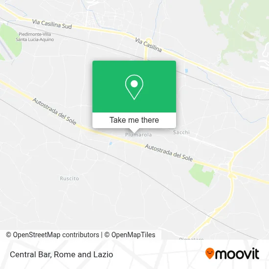 Central Bar map