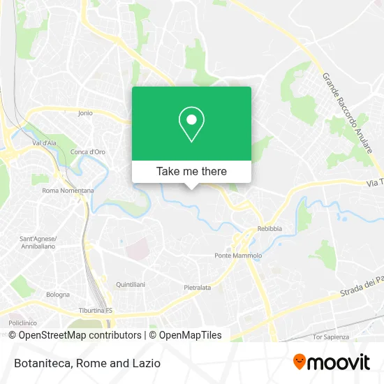 Botaniteca map