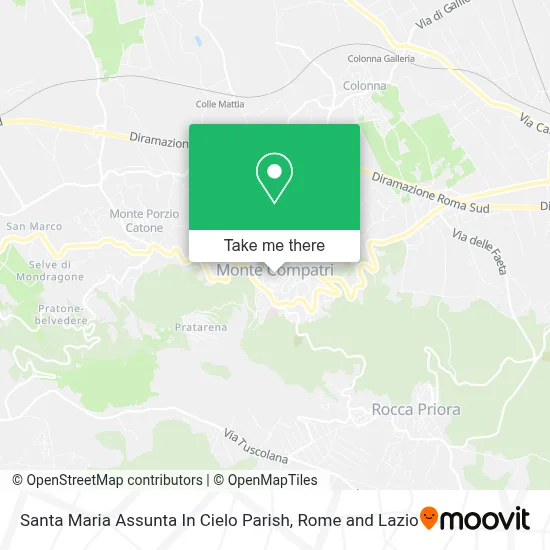 Santa Maria Assunta In Cielo Parish map