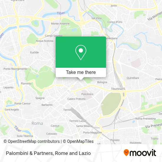 Palombini & Partners map