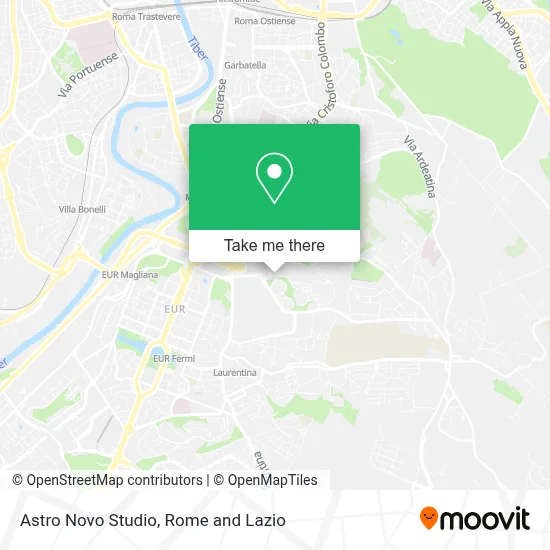 Astro Novo Studio map