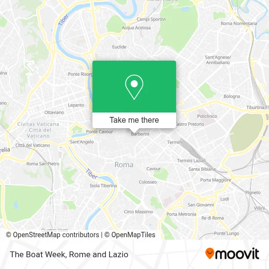 The Boat Week map