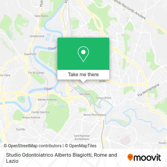 Studio Odontoiatrico Alberto Biagiotti map