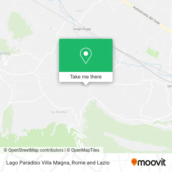 Lago Paradiso  Villa  Magna map