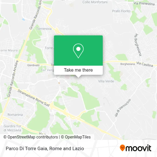 Parco Di Torre Gaia map