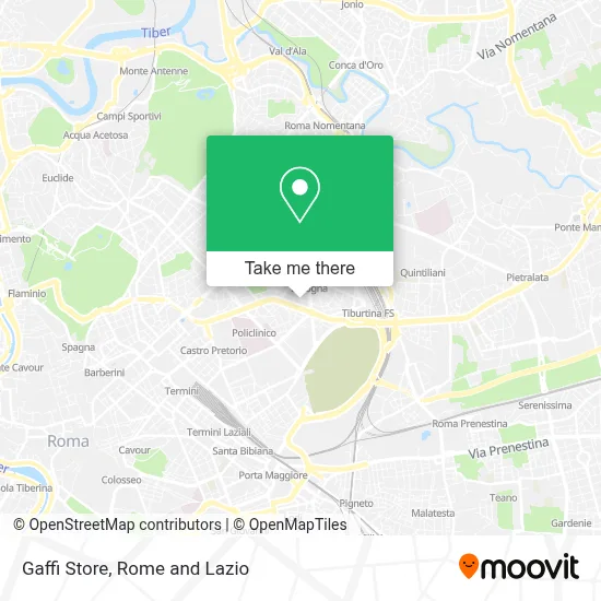 Gaffi Store map