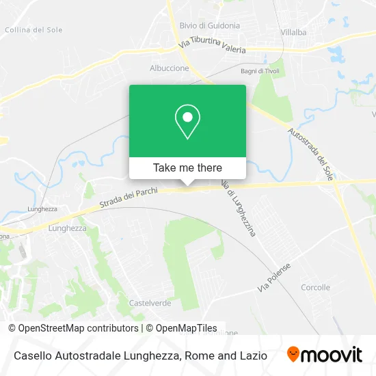 Casello Autostradale Lunghezza map