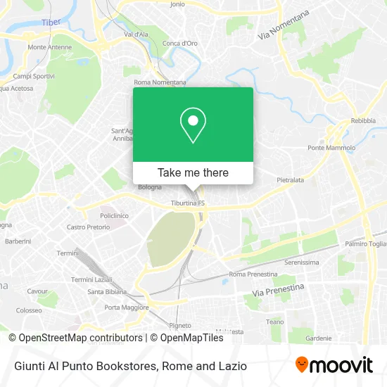 Giunti Al Punto Bookstores map