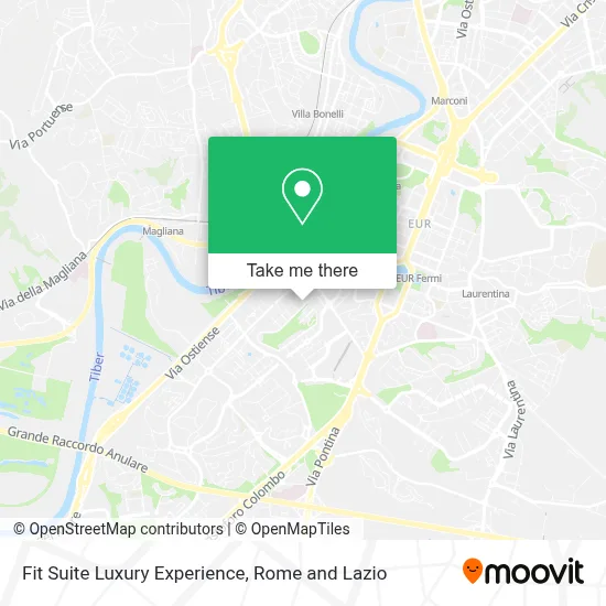 Fit Suite Luxury Experience map