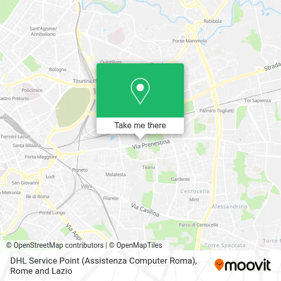 DHL Service Point (Assistenza Computer Roma) map