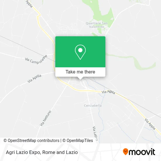 Agri Lazio Expo map
