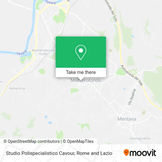 Studio Polispecialistico Cavour map