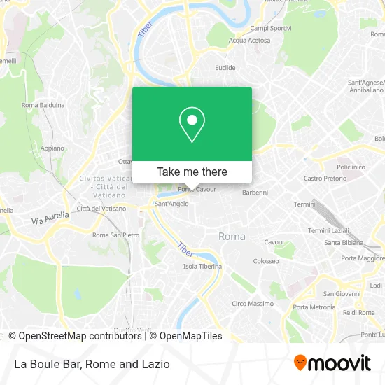 La Boule Bar map