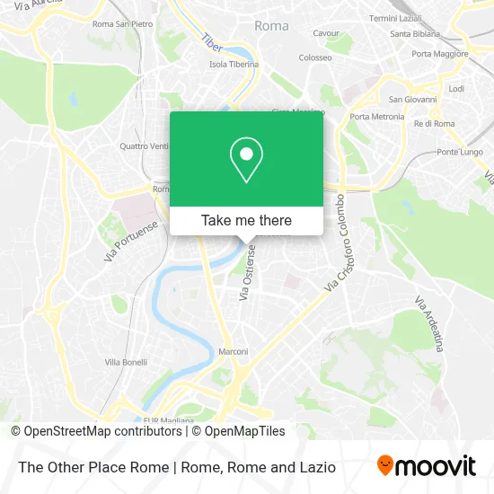 The Other Place Rome | Rome map