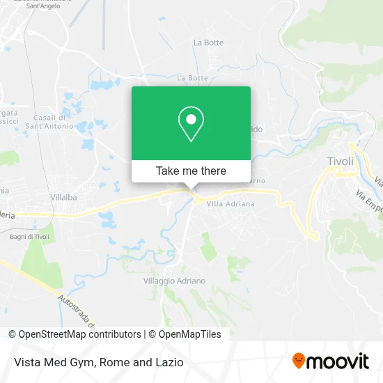 Vista Med Gym map